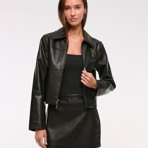 AnF Vegan Leather Skort